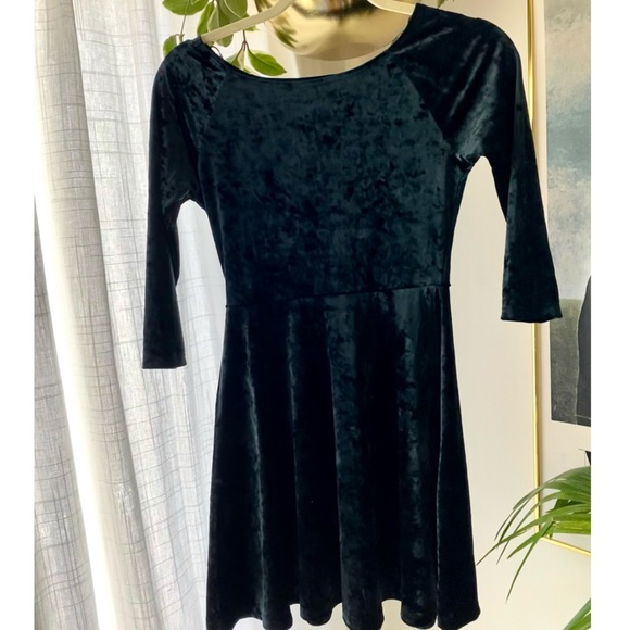 Long Sleeve Skater Dress - Picture 1 of 2